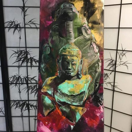 Khmer Buddha, artist Peppo