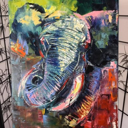 Abstract Elephant , artist Peppo