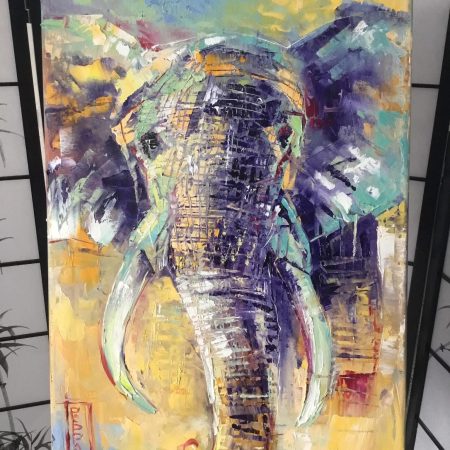 Abstract Elephant, artist Peppo