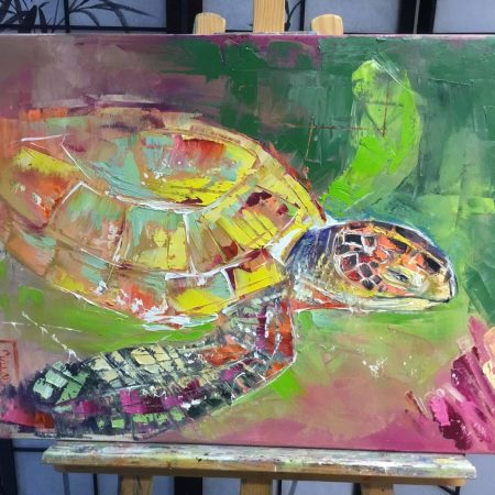 Abstract Turtle, artist Peppo