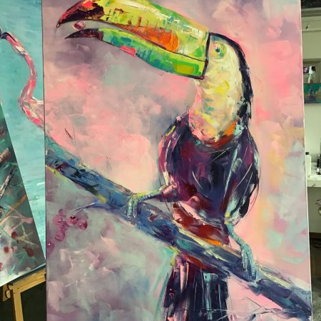 Tucan-2, Oil on canvas, 100x160, 2005