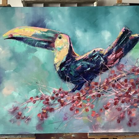Tucan, Oil on canvas, 100x160, 2005