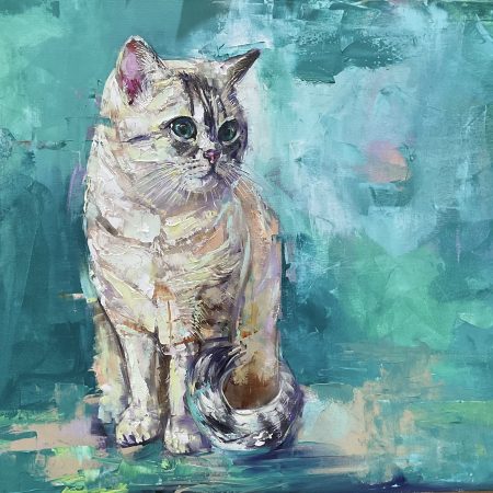 Oil on canvas, alec, 70х100cm 2025, Peppo Art
