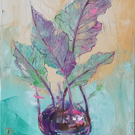 Oil on canvas, Beetroot, 30х40cm 2025, Peppo Art