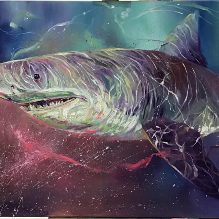 Oil on canvas, The sea guardian, 100х160cm 2025, Peppo Art