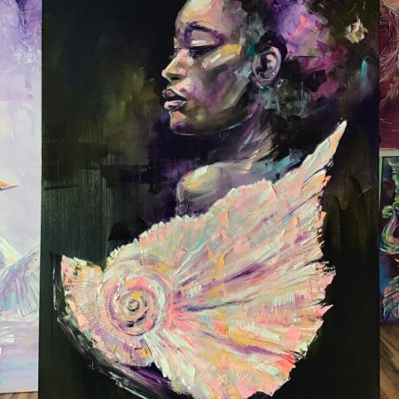Oil on canvas, “Contrast“, 100х150cm, 2026, Peppo Art