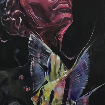 Oil on canvas, “Life in a Dream“, 70х40cm, 2026, Peppo Art