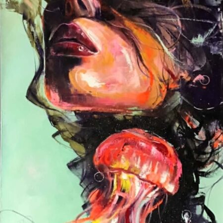 Oil on canvas, “Feeling“, 70х140cm, 2026, Peppo Art